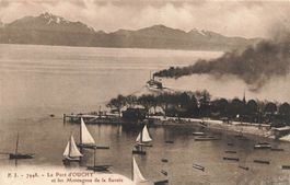 Le Port d`Ouchy Schiff Boot Battello
